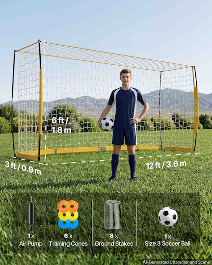 Vevor Poartă de Fotbal 360x180cm