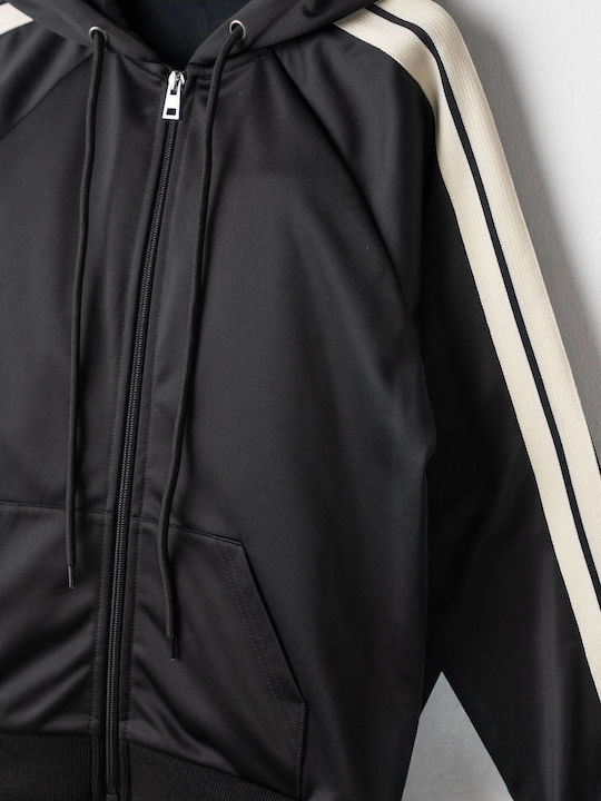 Hashtag Kids Sweatpants Set With Jacket Black