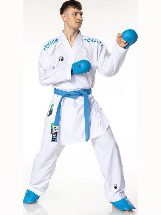 Tokaido Uniformă Karate Kumite Wkf Pentru Bărbați Albă