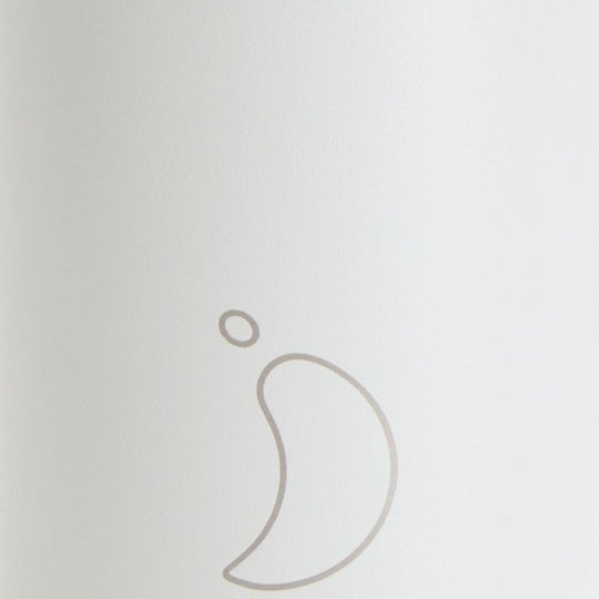Chilly's All Matte Monochrome Thermos Bottle Stainless Steel BPA Free 500ml White