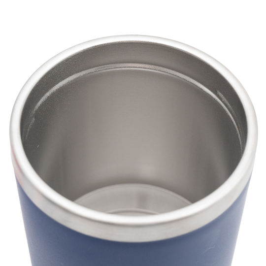 TnS Thermos Bottle Stainless Steel 600ml Blue with Straw