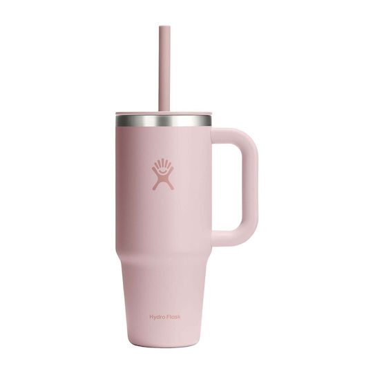 Hydro Flask Handled Tumbler Thermos 710ml Thermos All Around Travel Tumbler Trillium with Straw and Handle