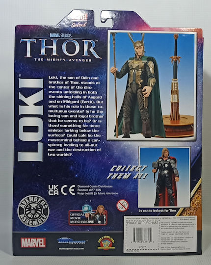 Diamond Select Toys Marvel Локи Фигура За Действие 18см