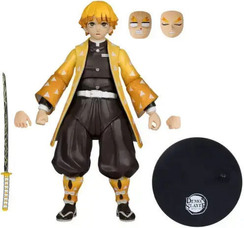Dämonenjägerin Kimetsu No Yaiba Zenitsu Agatsuma Action-Figur 15cm Platinum Edition