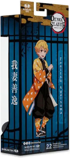 Dämonenjägerin Kimetsu No Yaiba Zenitsu Agatsuma Action-Figur 15cm Platinum Edition