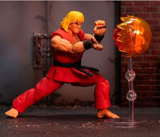Jada Toys Ultra Street Fighter: Street Fighter Ii Ken Action Figure height 15cm at Scale 1:12
