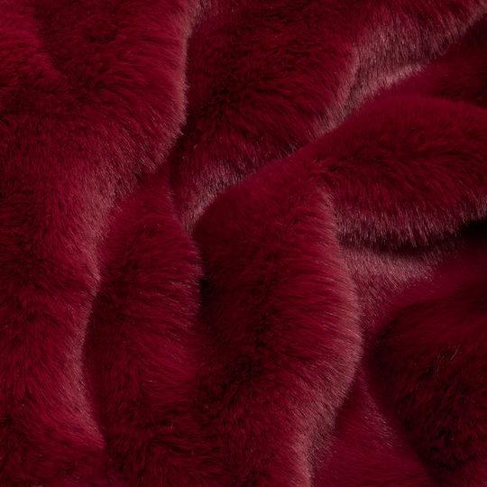 A-s Zephy Armchair Throw Fur 120x160cm Garnet