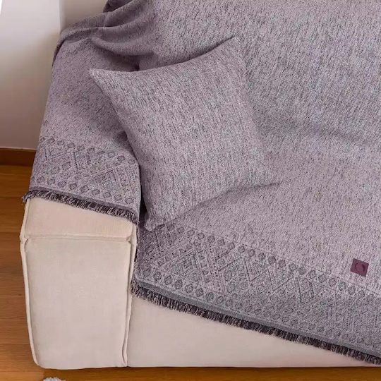 Borea Borea Sofa Throw Chenille 180x250cm Ecru