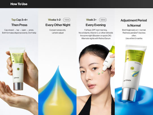The Vita-A Retinal Shot Tightening Dual Face Cream for Moisturizing, Anti-aging & Firming with Retinal 50ml