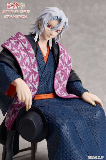 Demon Slayer Kimetsu No Yaiba Tengen Uzui Collectible Figure Statue 17cm