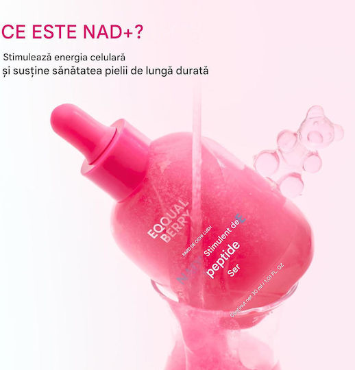 Eqqualberry Serum Facial Anti-îmbătrânire cu Peptide și Colagen 30ml