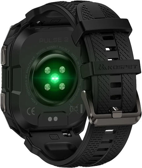 Kospet Pulse 2 50mm Водоустойчив Смарт часовник с Пулсомер (Черен)