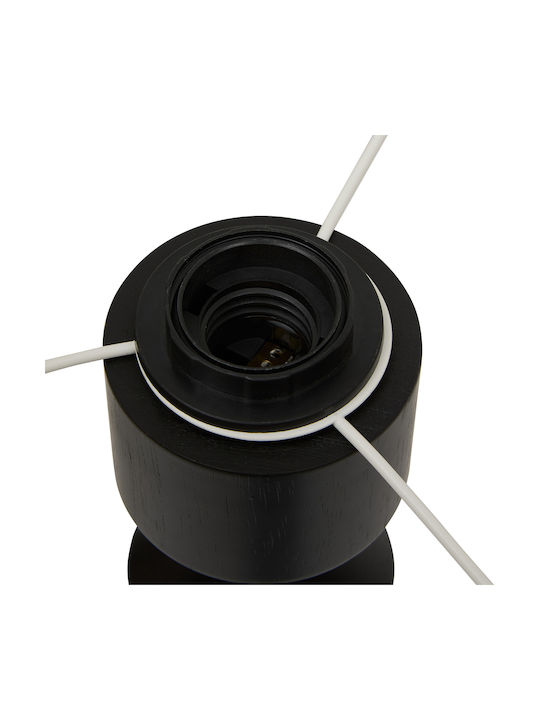 Yulia Floor Lamp with Lamp Bulb Base for E27 Bulb Black