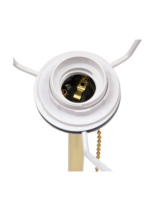 Flore Stehlampe mit Lampenbirnensockel für E27 Gold