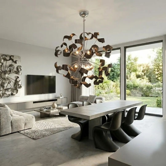 NG Santas Deckenleuchte Silber 50x80cm