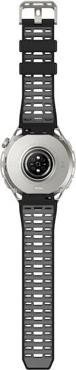 Amazfit Balance 3 Смарт часовник от неръждаема стомана 51 мм Водоустойчив с пулсомер (Сребрист)