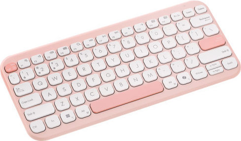 Asus Marshmallow KW100 Tastatură Fără Fir Bluetooth Engleză Internațională Alb/Roz