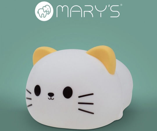 Mary's LED Лампи Mary's Детска Нощна Лампа RGB Коте Звук 901.00131 Mary's LED Лампи Mary's Детска Нощна Лампа RGB Коте Звук 901.00131