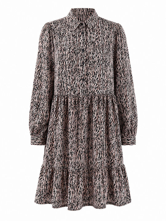Sommer Hemdkleid Tierdruck