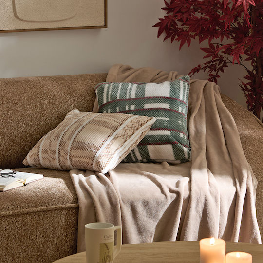Decorative Pillow Case A-s Lary Fleece Lary Green 40x40cm