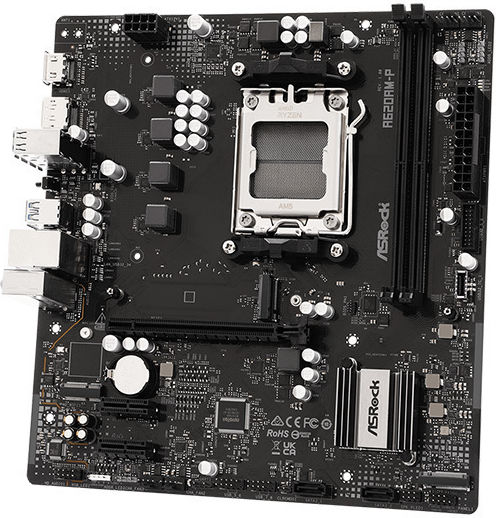 ASRock A620AM-P Motherboard Micro ATX with AMD AM5 Socket 90-MXBVJ0-A0UAYZ