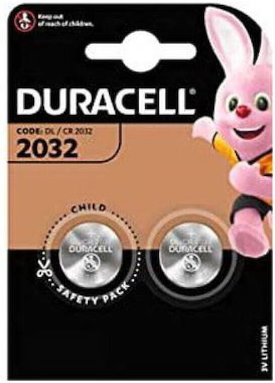 Duracell Watch Lithium Batteries CR2032 3V 2pcs
