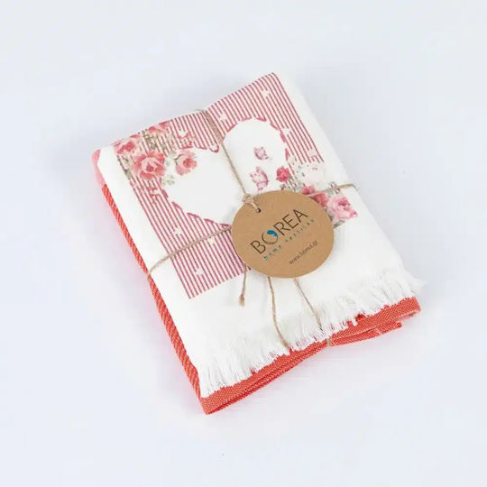 Borea Kitchen Towel from 100% Cotton 40x65cm 2 Pieces