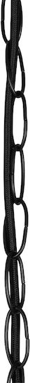 GloboStar Loop Hängelampe Schwarz für 4 Lampen E27 52x52x42cm.