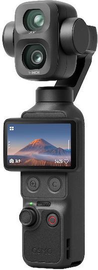 DJI Osmo Pocket 4P Cameră de acțiune 4K Ultra HD Combo Vlog și Wi-Fi Neagră