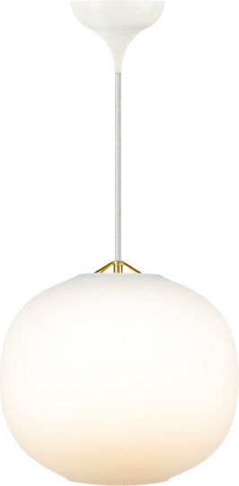 Nordlux Navone Pendant Light White Ball with Socket E27 20x17x300cm