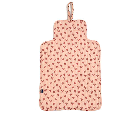 La Millou Tragbare Wickelauflage Heartbeat Rosa