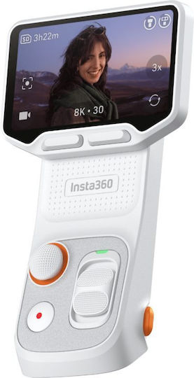 Insta360 Luna Ultra 47GB Actionkamera 8K Standard mit Touchbildschirm 2" und WLAN Weiße