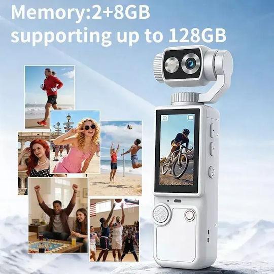 Andowl OZCT Q8 Action Camera 4K Ultra HD and Wi-Fi Black