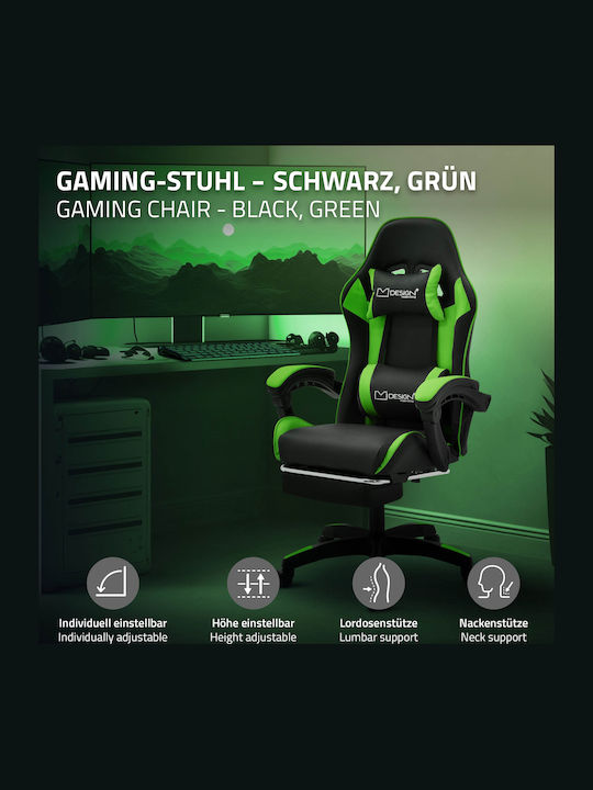 ML-Design 490018006 Künstliches Leder Grüne Gaming Stühle