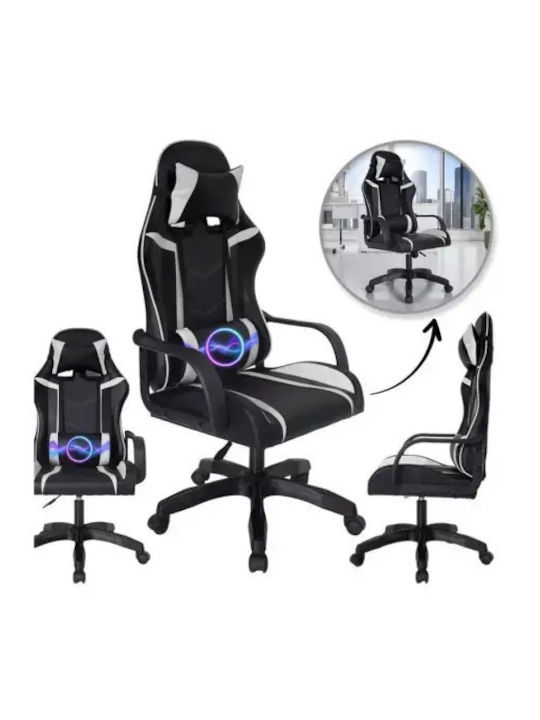 Καρέκλα Gaming Δερματίνης Μαύρη