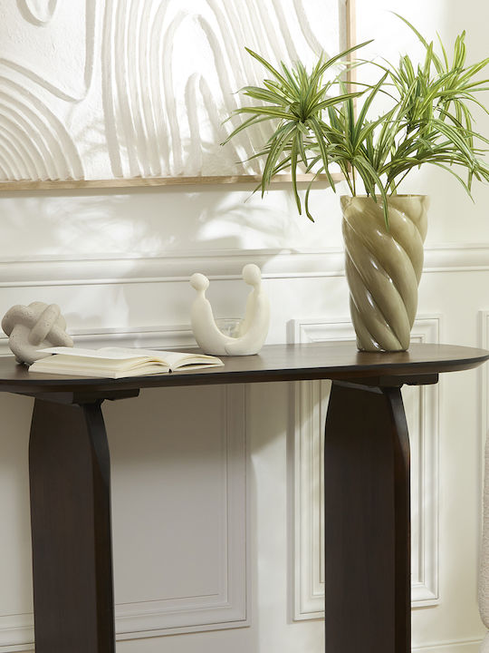 Mora Candle Holder Suitable for Tealights Made of Polyresin in White Colour 15x17x9.5cm