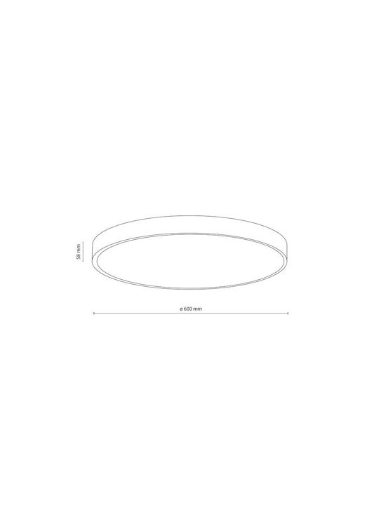 TK Lighting Πλαφονιέρα Οροφής με Ενσωματωμένο LED