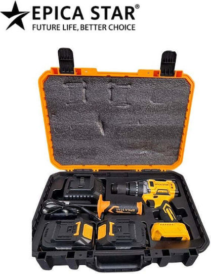 Epica Star EP-11091 Κρουστικό Δραπανοκατσάβιδο Μπαταρίας Brushless 21V