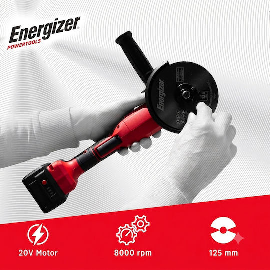 Energizer 3SA05 Ъглошлайф 125мм На батерия
