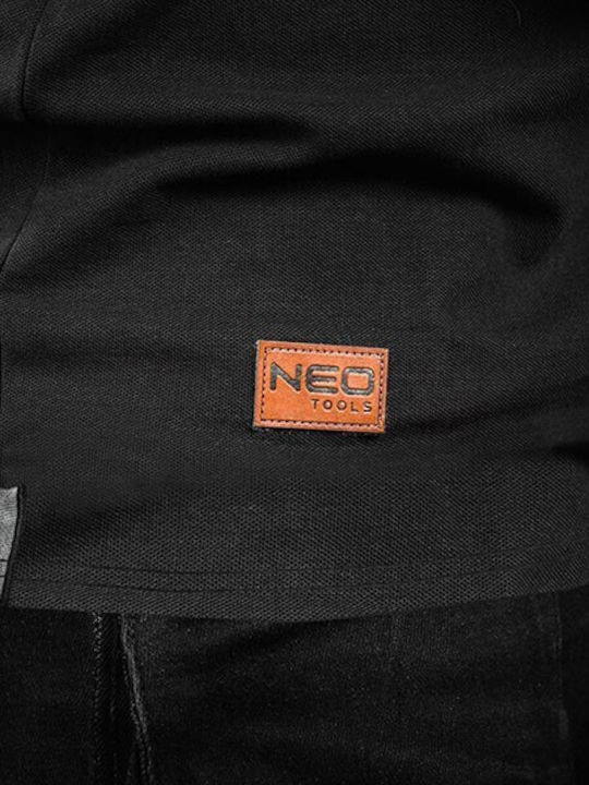 Tricou Polo de Lucru Neo Tools Negru 81-659