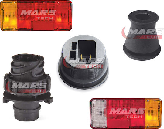 Mars Tech Trailer Light with Screws 1 Piece
