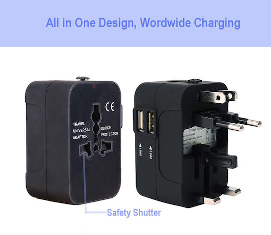 Techsuit Steckdosenadapter zu Universal