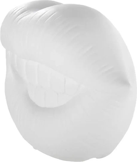 Tischlampe Mund 32309 13x29.5x17cm Weiß