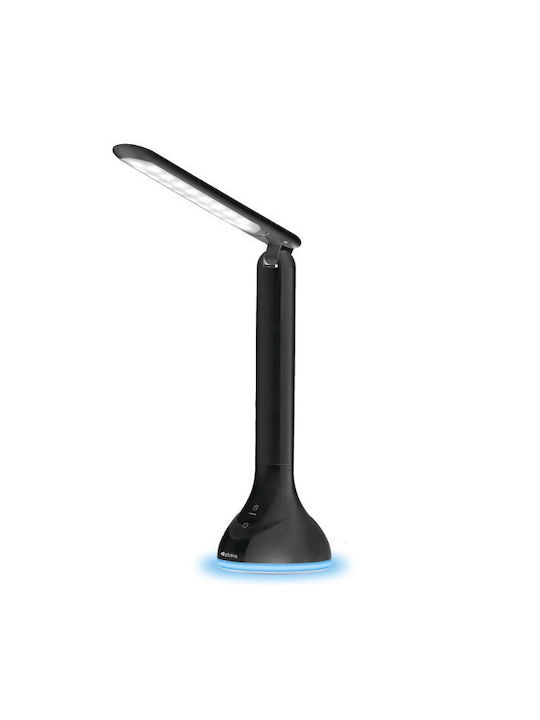 Avide ABLDLRGB-MOOD-4W-BL Презареждаема Настолна Лампа Сгъваема за Цокъл Вграден LED в Черен Цвят