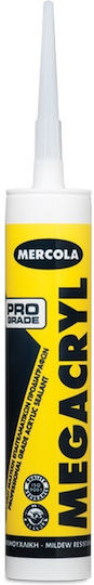 Mercola Шпакловка за Дърво Акрилна на Водна Основа Бяла 280ml