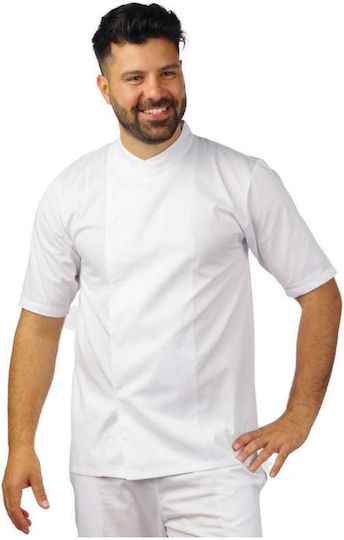 The Uniform Company Coat Chef 100% Cotton made White with Long Sleeve