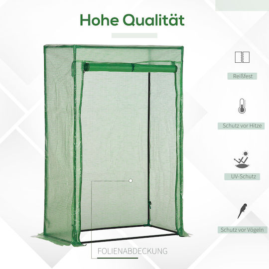 Outsunny 845-386V03 Θερμοκήπιο Τύπου Σπίτι 1x0.5x1.5m