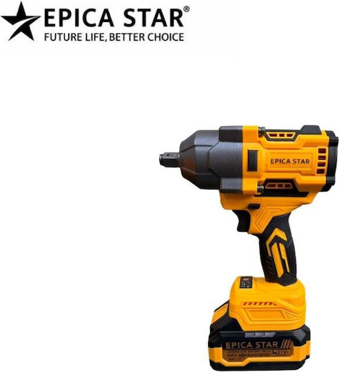 Epica Star EP-11187 Bürstenloser Schlagschrauber Batteriebetrieb 21V 2x3Ah