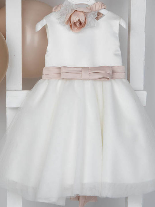 Bambolino Danae1804 Weißes Taufkleid aus Tüll