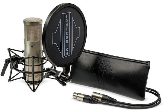Sontronics STC-3X Pack Πυκνωτικό Μικρόφωνο XLR Shock Mounted για Φωνητικά σε Ασημί Χρώμα